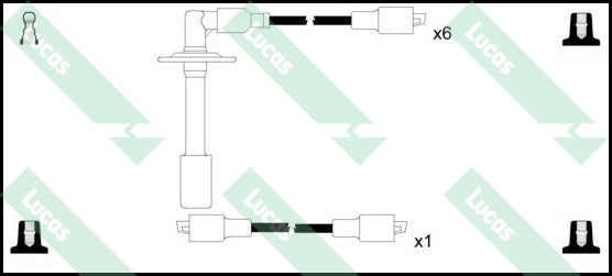 Lucas Ignition Lead Set – LUC5266