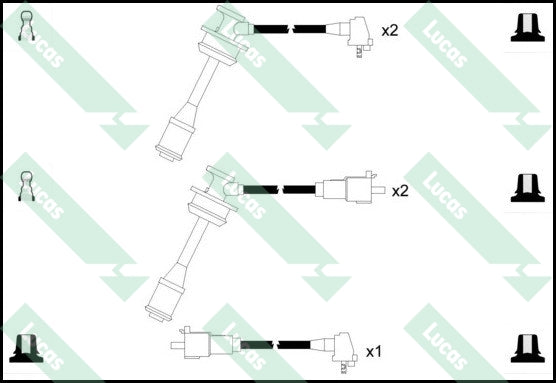 Lucas Ignition Lead Set – LUC7222